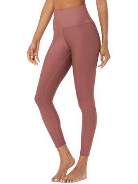 Alo 7/8 High-Waist Airlift Leggings Woodrose Hi-Rise Waisted Tights Skinny Pants